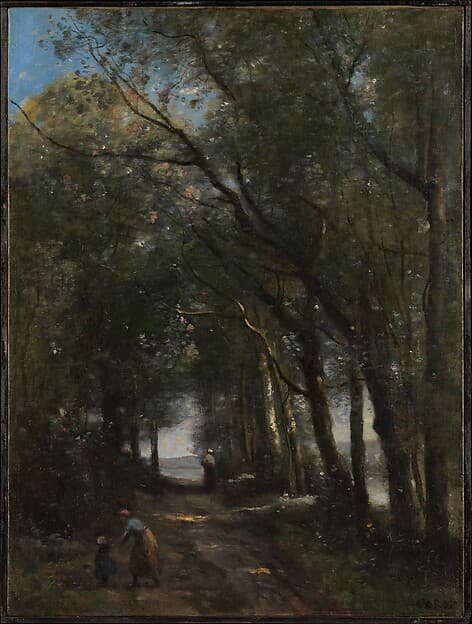 A Lane through the Trees — Camille Corot