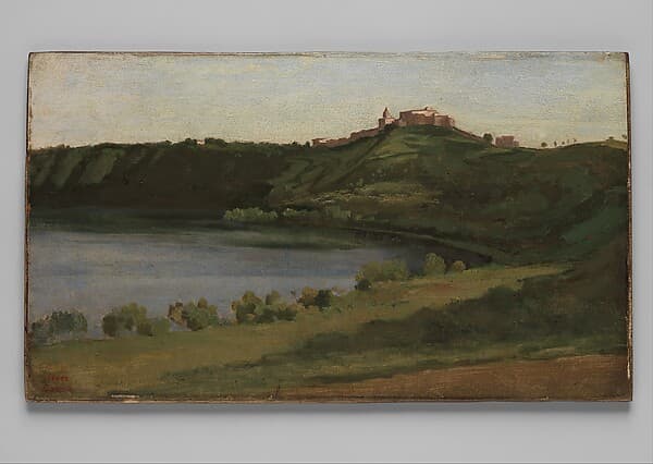 Lake Albano and Castel Gandolfo — Camille Corot