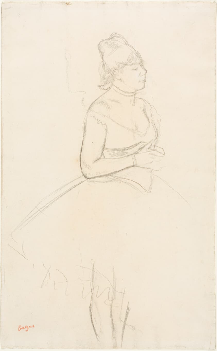 Dancer Taking a Bow — Edgar Degas