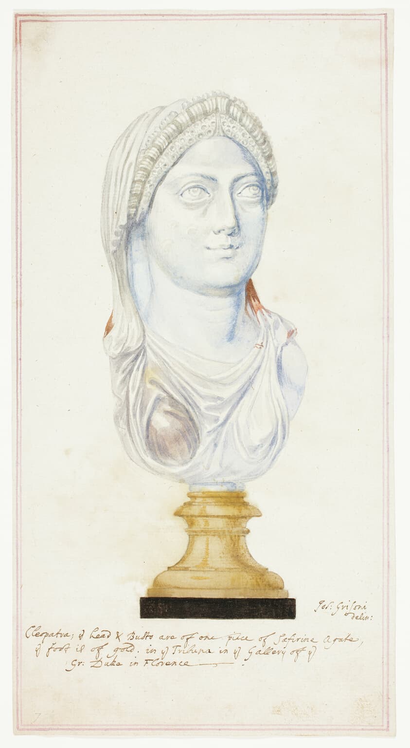 Agate Head of Cleopatra — Giuseppe Grisoni