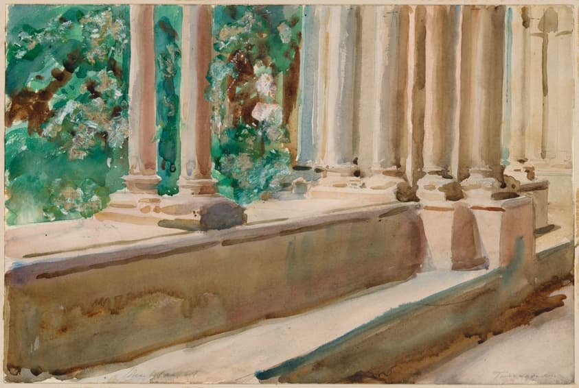 Tarragona Terrace and Garden — John Singer Sargent