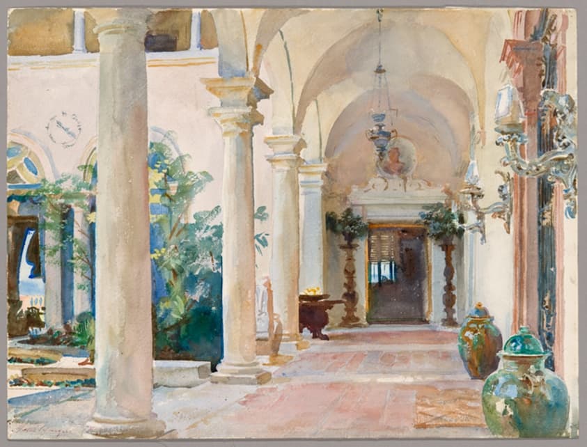 The Loggia, Vizcaya — John Singer Sargent
