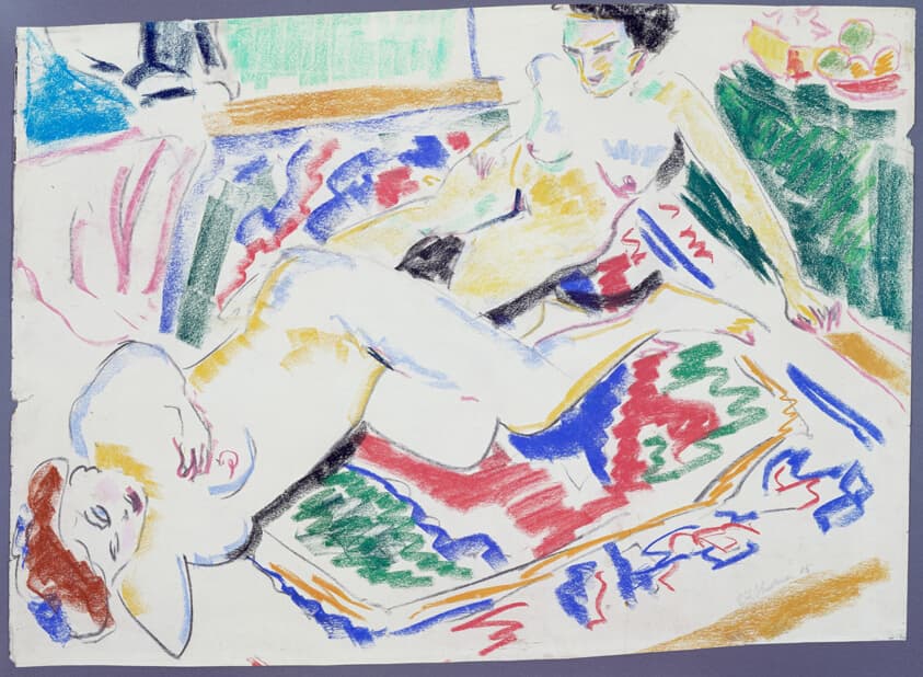 Two Nudes — Ernst Ludwig Kirchner