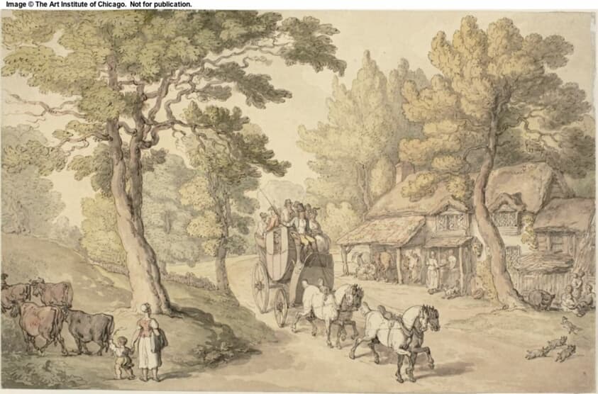 Dover Coach — Thomas Rowlandson