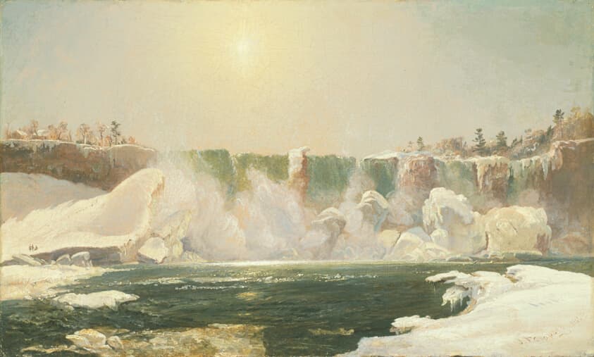 Niagara Falls in Winter — Jasper Francis Cropsey