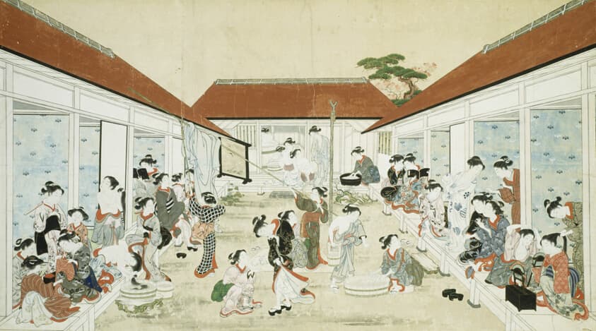 Women's Bathhouse and Laundry — Kitao Shigemasa