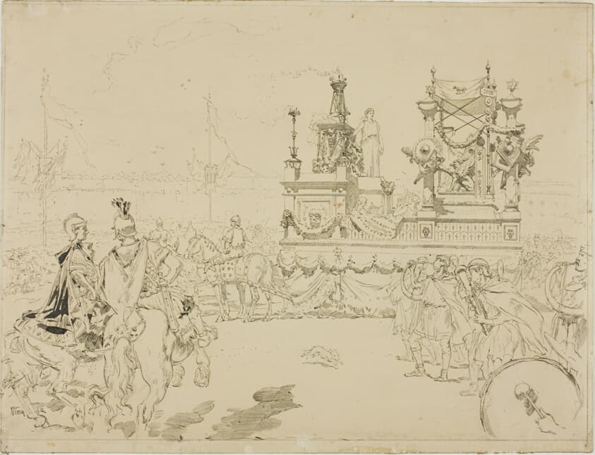 Scene from the Fêtes de Rennes — Daniel Urrabieta Vierge
