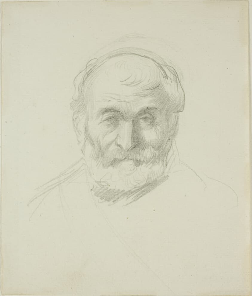 Head of an Old Man — Alphonse Legros