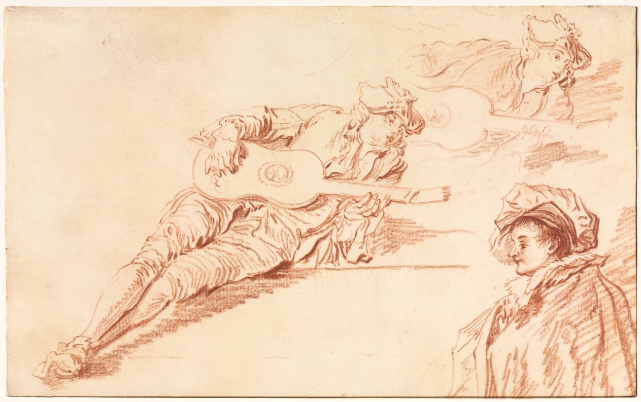 The Guitarist — Jean-Baptiste Pater