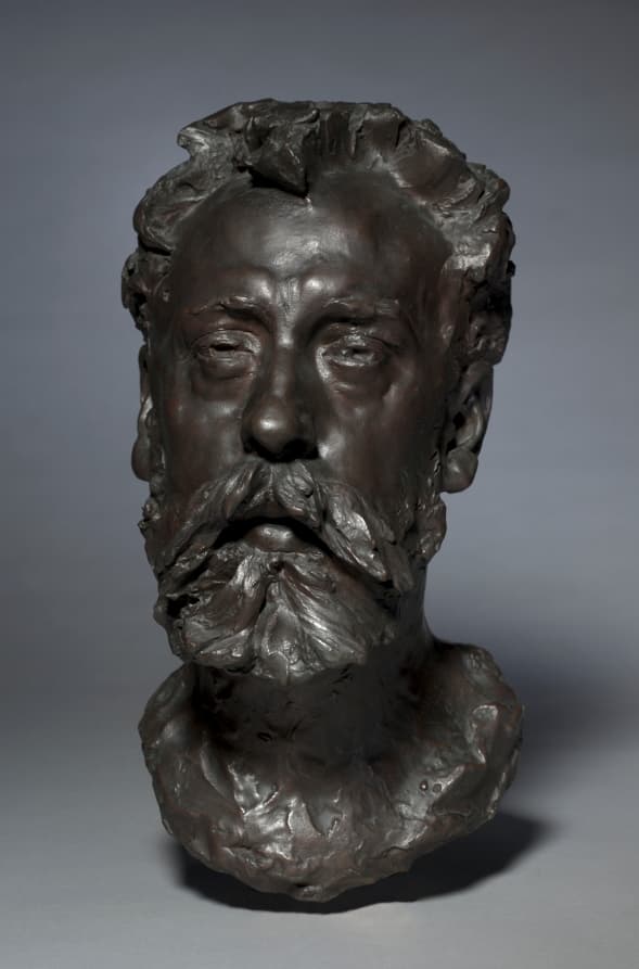 Portrait of William E. Henley — Auguste Rodin