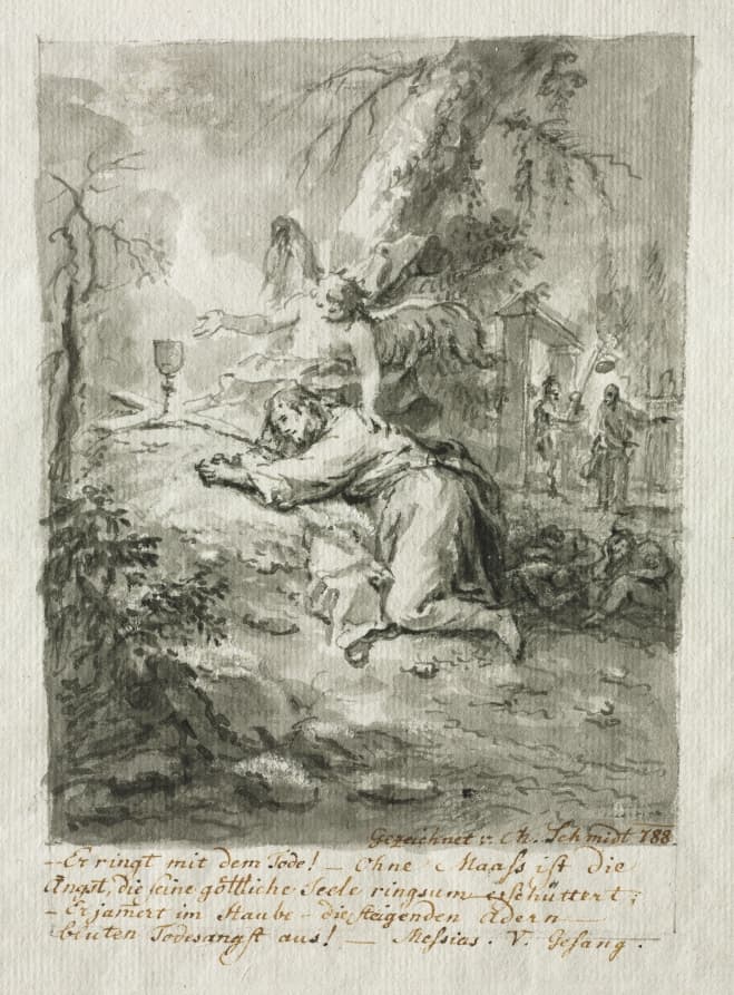 Christ on the Mount of Olives — Martin Johann Schmidt