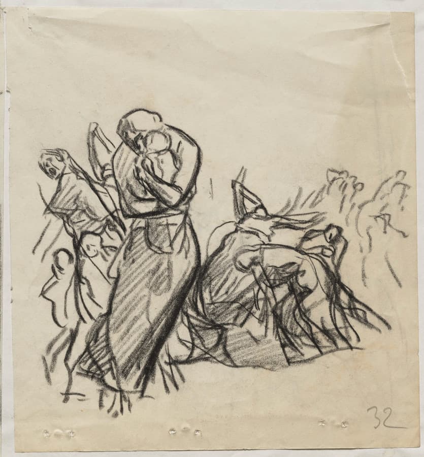 L'Incendie de Louvain — Auguste Louis Lepère