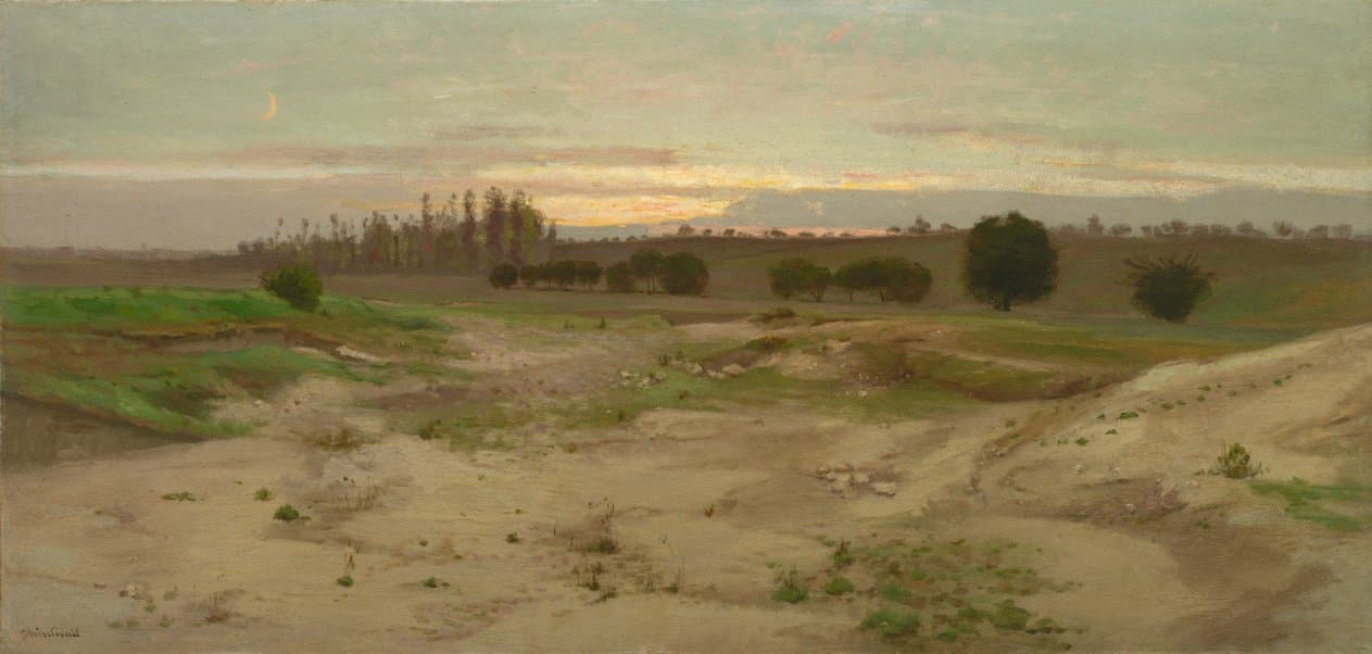 The Marl Pit at Mulcent: Evening — Antoine Chintreuil