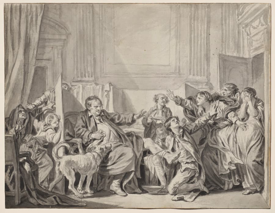 The Guilty and Repentant Daughter — Jean-Baptiste Greuze