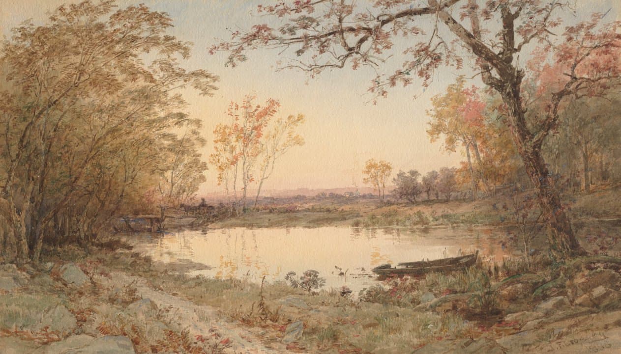 Landscape (Hastings-on-Hudson) — Jasper F. Cropsey