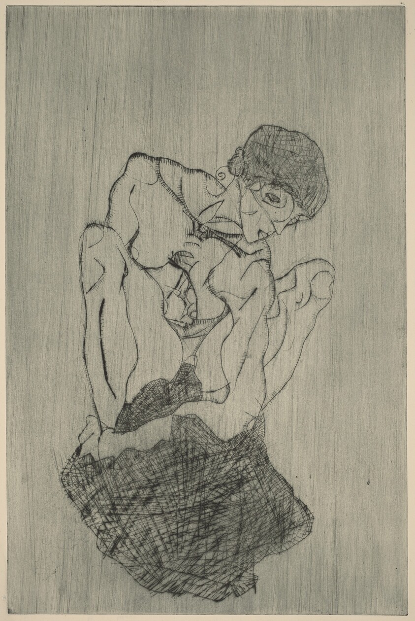 Egon Schiele — Kummernis (Sorrow)