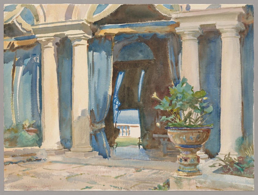 John Singer Sargent — The Patio, Vizcaya